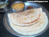 Wheat - Millet - Urid Dosa