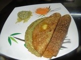 Whole Moong & Navane Dosa