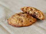 Banana toffee bit cookies