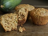 Banana-zucchini muffins