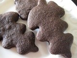Bittersweet chocolate cookies: a recipe