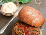 Black bean sweet potato burgers