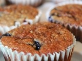 Blueberry oatmeal muffins: a recipe