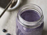 Blueberry quinoa protein smoothie