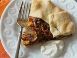 Cabbage, ham and mushroom galette: a recipe