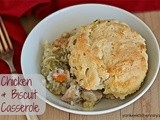 Chicken and biscuit casserole