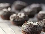 Chocolate beet brownie bites (gluten-free)