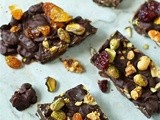 Chocolate granola bark