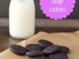 Chocolate snap cookies