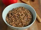 Crockpot apple pie oatmeal