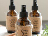 Diy autumn citrus spice room spray