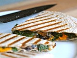 Kale and sweet potato quesadillas: a recipe and some notes