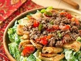 Kati flatbread salad