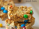 No bake trail mix snack bars