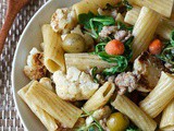 Pan-roasted cauliflower pasta