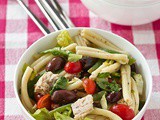 Pasta salad nicoise