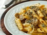 Pumpkin Gorgonzola pasta