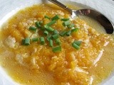 Pumpkin soup with Gruyere: a recipe