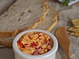 Roasted red pepper cheese spread