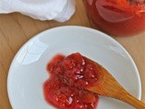 Roasted strawberry-rhubarb jam