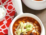 Skinny taco soup