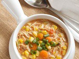 Slow cooker chicken corn chowder