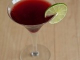 Tart cherry cocktail