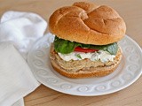 White bean burgers (Secret Recipe Club)