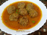 Beef Kofta curry