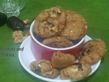 Dates,walnuts and oats cookies