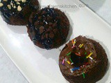 Mini Chocolate bundt cakes