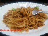 Qeema Spaghetti /pasta