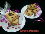 Simple blondies recipe with oil