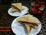 Tandoori Shredded Beef Sandwich