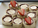 Less Then 5 Minutes…Sweet Pancakes Sushi With Only 3 Ingredients