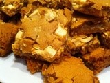 Butterscotch and White Chocolate Blondies