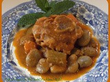 Stinco di maiale con fave