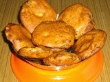Batate bajji using dose hittu and kadle hittu  |  potato pakoda using dosa batter and besan ( gram flour )