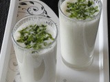 Chaas with jeera powder / buttermilk ( majjige / taak ) recipe