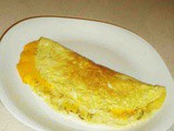 Cheese omelette recipe - Cheddar cheese omelette