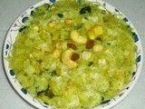 Chiwda using sun dried poha / avalakki chiwda / tempered crispy beaten rice