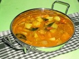 Dudde kolmbo recipe / kumbalkayi kolmbo / pumpkin sambar Karnataka style