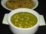 Hariyali chole masala recipe | hariyali kabuli chana masala