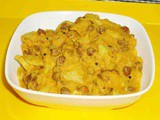 Keerla palya recipe - Bamboo shoots sabzi - Kalale palya