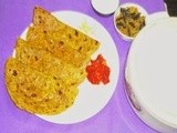 Lauki Paratha - White Gourd - Sorekayi - Doodhi Paratha