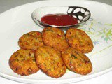 Moong dal aloo nuggets recipe - how to make split green gram potato nuggets