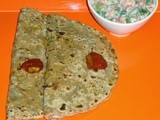 Paneer  Cauliflower  Potato  Paratha