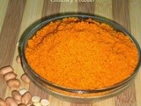 Peanuts and  Putani Chutney Powder