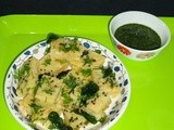 Rava vegetable dhokla recipe / How to make  semolina vegetable dhokla