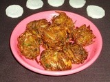 Shallow Fried Onion Pakoda - Kanda Bhaji